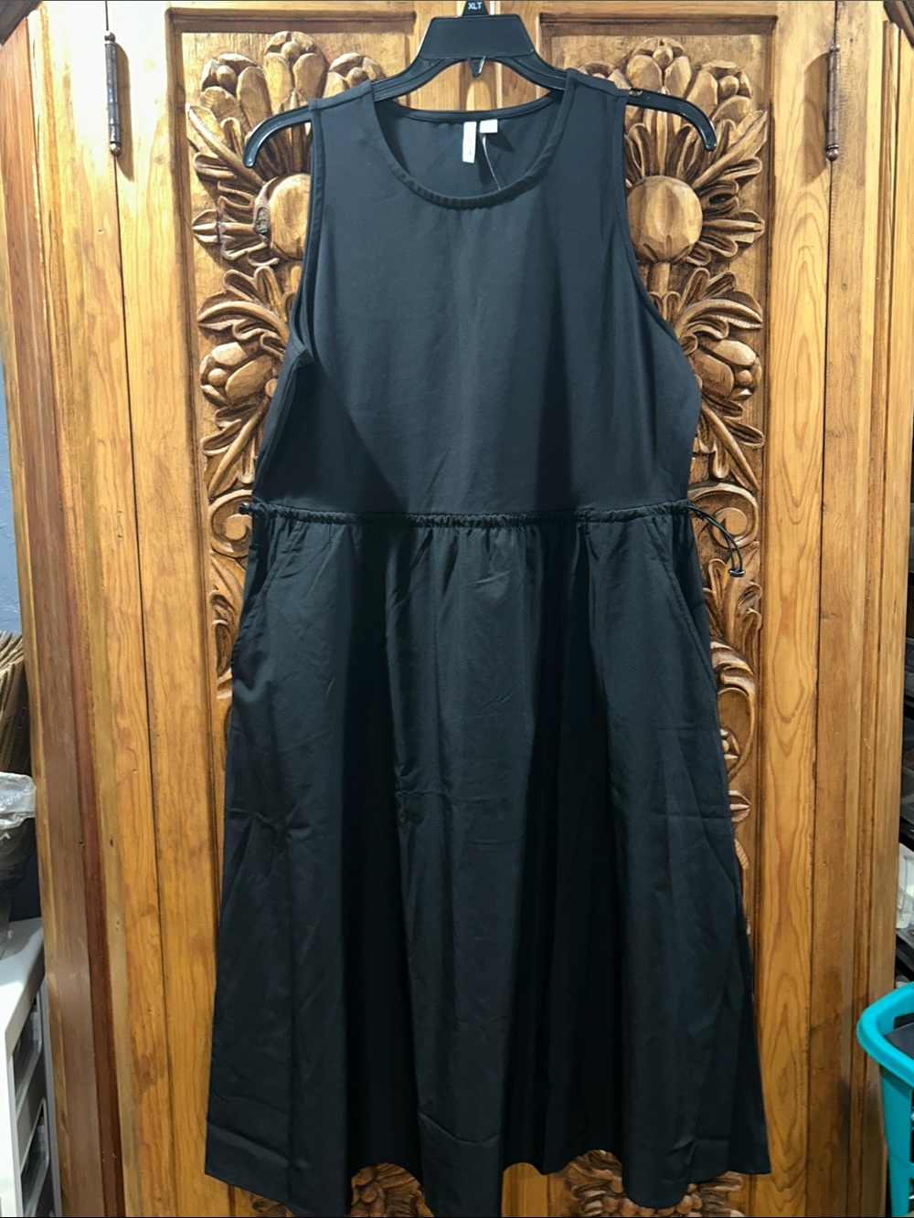 NWT Live Well Lifestyle XL black cargo dress